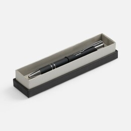 Open Ручка шариковая Keskus Soft Touch в футляре, черная