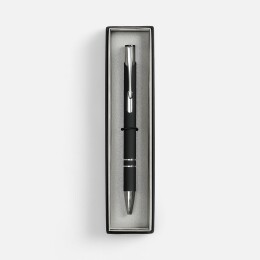 Open Ручка шариковая Keskus Soft Touch в футляре, черная