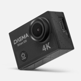 Digma Экшн-камера Digma DiCam 320, черная