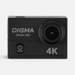 Digma Экшн-камера Digma DiCam 320, черная