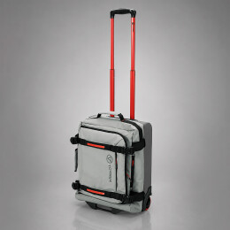 Torber Сумка на колесах TORBER РИТМ, серый, полиэстер 900D с PU покрытием, 49 x 35,5 x 26 см, 35 л