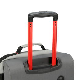 Torber Сумка на колесах TORBER РИТМ, серый, полиэстер 900D с PU покрытием, 49 x 35,5 x 26 см, 35 л