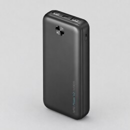 Deppa Внешний АКБ NRG Power V2 10000 мА-ч, 2A, 2xUSB, черный, Deppa
