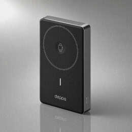 Deppa Внешний АКБ NRG Watch 10000 мА-ч, 15Вт, MageSafe, серый, Deppa