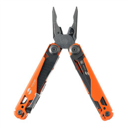 Stinger Мультитул Stinger, 107 х 19 мм, 19 функций, сталь, оранжевый корпус, стоунвош, в картонной коробке, в комплекте нейлоновый чехол