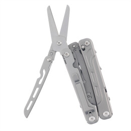 Stinger Мультитул Stinger, 105 х 38 мм, 19 функций, нержавеющая сталь, серебристый, в комплекте нейлоновый чехол, в картонной коробке