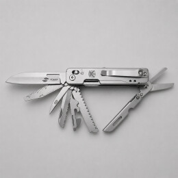 Stinger Мультитул Stinger, 92 х 30 мм, 15 функций, нержавеющая сталь, серебристый, в картонной коробке
