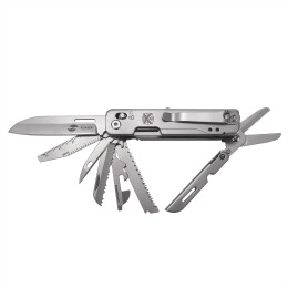 Stinger Мультитул Stinger, 92 х 30 мм, 15 функций, нержавеющая сталь, серебристый, в картонной коробке