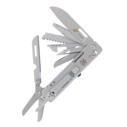Stinger Мультитул Stinger, 92 х 30 мм, 15 функций, нержавеющая сталь, серебристый, в картонной коробке