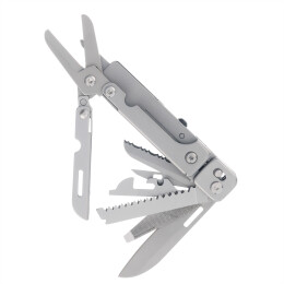 Stinger Мультитул Stinger, 92 х 30 мм, 15 функций, нержавеющая сталь, серебристый, в картонной коробке