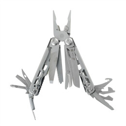 Stinger Мультитул Stinger, 110 х 22 мм, 22 функции, сталь, серебристый, в картонной коробке, в комплекте нейлоновый чехол