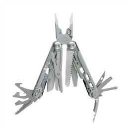 Stinger Мультитул Stinger, 110 х 22 мм, 22 функции, сталь, серебристый, в картонной коробке, в комплекте нейлоновый чехол