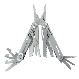 Stinger Мультитул Stinger, 110 х 27 мм, 21 функция, сталь, серебристый, в картонной коробке, в комплекте нейлоновый чехол