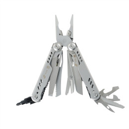 Stinger Мультитул Stinger, 110 х 27 мм, 23 функции, сталь, серебристый, в картонной коробке, в комплекте нейлоновый чехол
