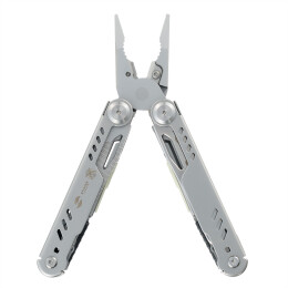 Stinger Мультитул Stinger, 110 х 27 мм, 23 функции, сталь, серебристый, в картонной коробке, в комплекте нейлоновый чехол