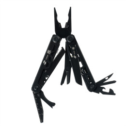 Stinger Мультитул Stinger, 113 х 19 мм, 19 функций, сталь, черный, в картонной коробке, в комплекте нейлоновый чехол