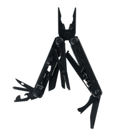 Stinger Мультитул Stinger, 113 х 19 мм, 19 функций, сталь, черный, в картонной коробке, в комплекте нейлоновый чехол