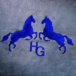Happy gifts Плед GRADIENT в подарочном мешке, 130х150 см, полиэстер 280 гр/м2 