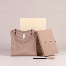 Happy gifts Набор подарочный Welcome Box: футболка LIBRA размер M/L, ежедневник, ручка в коробке