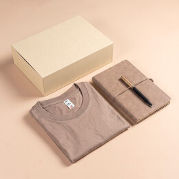 Happy gifts Набор подарочный Welcome Box: футболка LIBRA размер M/L, ежедневник, ручка в коробке