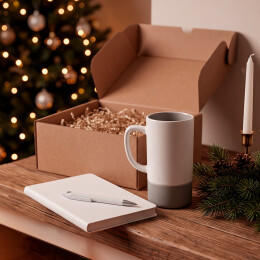 Happy gifts Набор подарочный ARTKITS: ежедневник, ручка, кружка с цветным дном, стружка, коробка