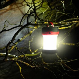  Складной светодиодный кемпинговый фонарь, "Matt", черный (Чёрный)