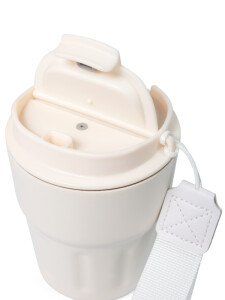  Термокружка с держателем "Ellen", 290 мл (бежевый)