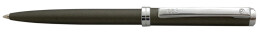  Шариковая авторучка в металлическом корпусе из латуни "DELGADO METALLIC GREY FINISH" CBS (Антрацит; Серебристый)