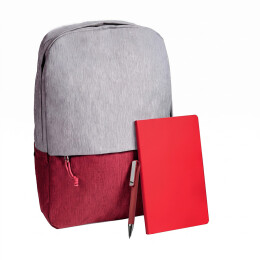 Happy gifts Подарочный набор READYPACK: рюкзак, ручка, блокнот, красный