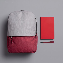 Happy gifts Подарочный набор READYPACK: рюкзак, ручка, блокнот, красный