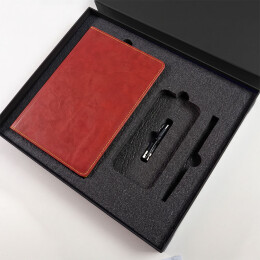 Happy gifts Набор подарочный EMBER: ежедневник и power bank в коробке с ложементом