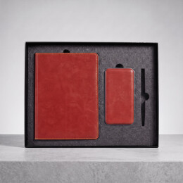 Happy gifts Набор подарочный EMBER: ежедневник и power bank в коробке с ложементом