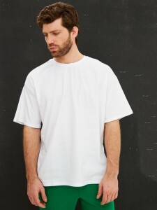Uzcotton Футболка Oversize Premium, белая