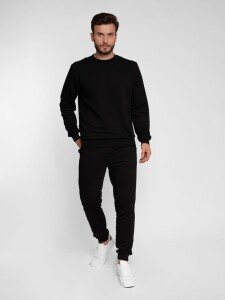 Uzcotton Свитшот Premium, черный