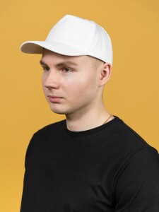 Uzcotton Бейсболка Basic, белая