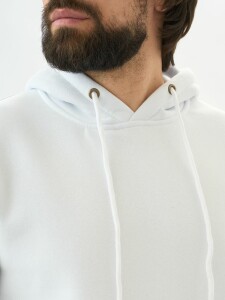 Uzcotton Худи Premium Heavy, белое