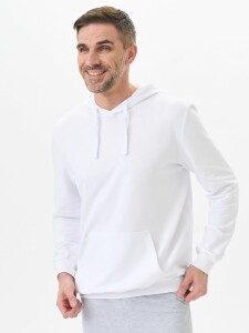 Uzcotton Худи Basic, белое