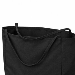 Savio Шоппер-оверсайз Grossbag из переработанного хлопка 340 г, черный