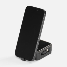Indivo Набор для ухода за гаджетами со складным кабелем aceCase, черный