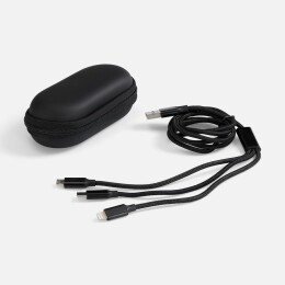 Uniscend Кабель Triple Charge в футляре ver.2, черный