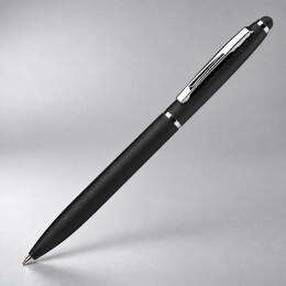 Разное Ручка металлическая шариковая "Глори Софт" soft-touch, черный