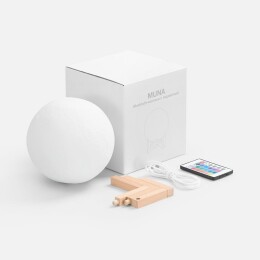 Molti Bluetooth-колонка с подсветкой Muna, белая