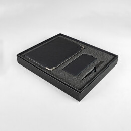 Happy gifts Набор подарочный KENNEDY: ежедневник, ручка и power bank в коробке с ложементом