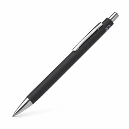 YoonY Ручка металлическая шариковая с NFC чипом «ИнкТеллект» soft-touch, черный