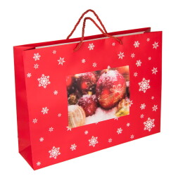 Happy gifts Пакет малый RED WONDER 32*27*11 см, красный