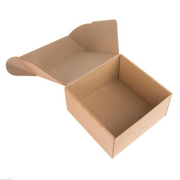 Rusgifts Коробка подарочная BOX, размер 20,5*21* 11см, картон МГК бур., самосборная