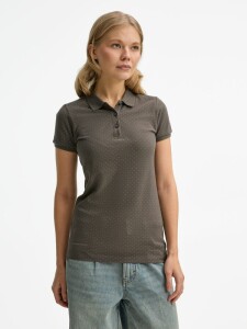 Sol's Рубашка поло женская Brandy Women, темно-серая с белым