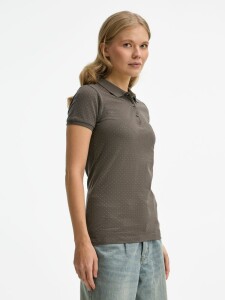 Sol's Рубашка поло женская Brandy Women, темно-серая с белым