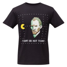 Принтэссенция Футболка мужская «Ван-Пакман», черная