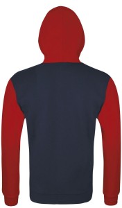 Sol's Толстовка на молнии Silver 280 темно-синяя с красным